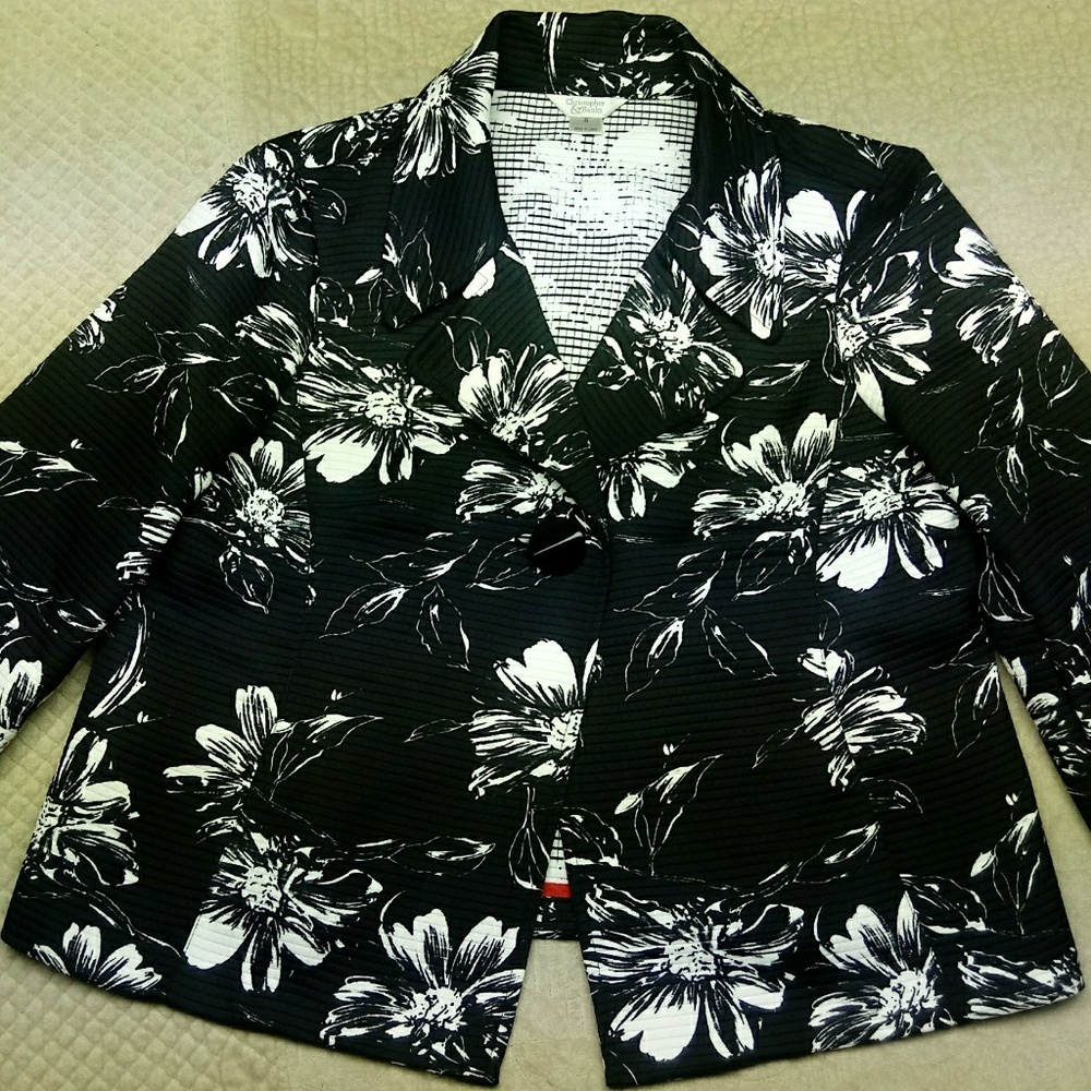 FLORAL BLAZER